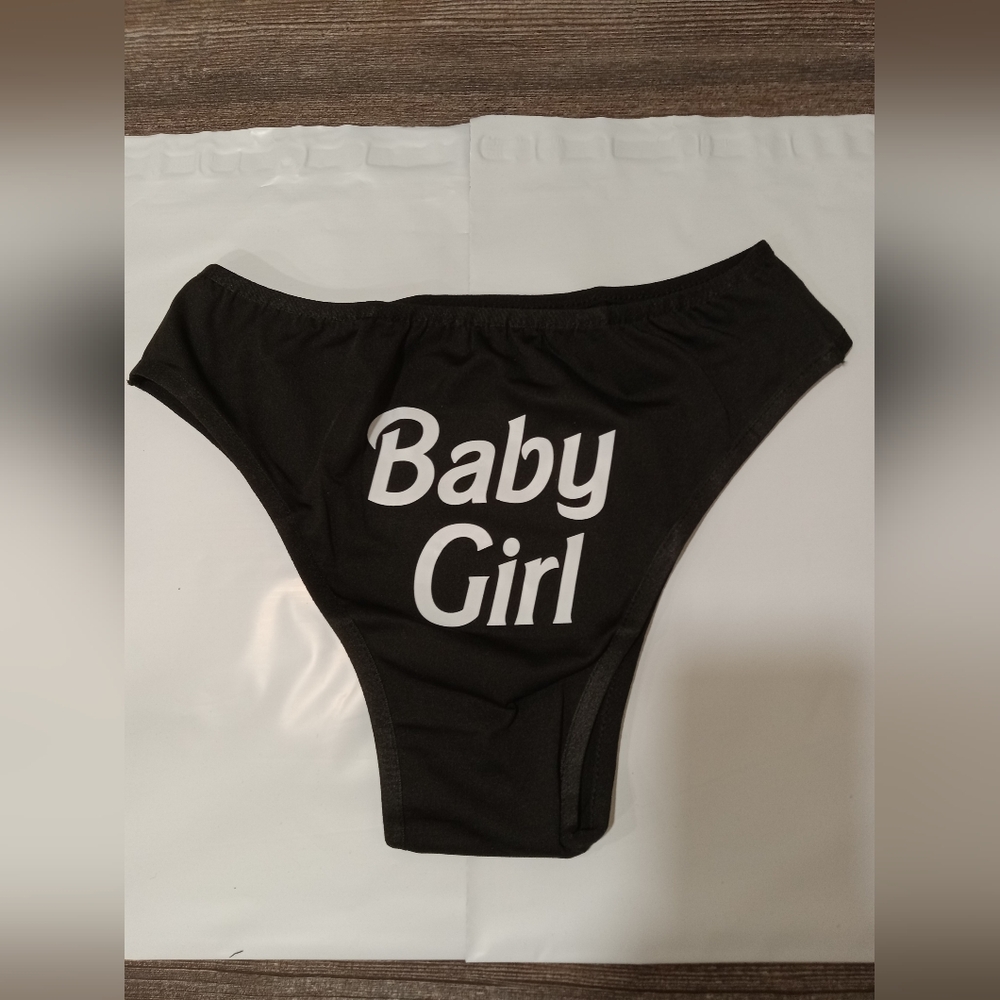 Black 'Baby Girl  Underwear New Never Worn